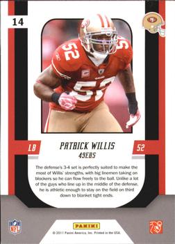 2011 Score - Complete Players Glossy #14 Patrick Willis Back