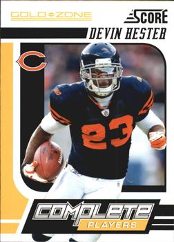 2011 Score - Complete Players Gold Zone #8 Devin Hester Front