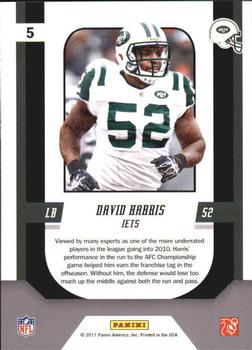 2011 Score - Complete Players Red Zone #5 David Harris Back