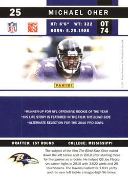 2011 Score - End Zone #25 Michael Oher Back