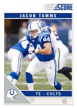2011 Score - Glossy #126 Jacob Tamme Front