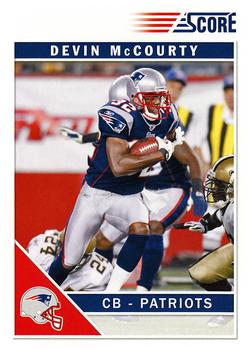 2011 Score - Glossy #173 Devin McCourty Front