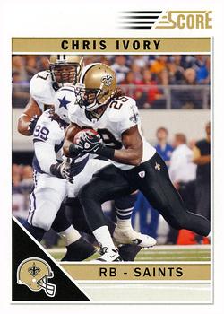 2011 Score - Glossy #178 Chris Ivory Front