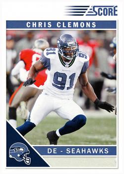 2011 Score - Glossy #256 Chris Clemons Front