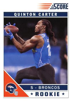 2011 Score - Glossy #375 Quinton Carter Front
