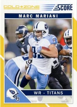 2011 Score - Gold Zone #286 Marc Mariani Front