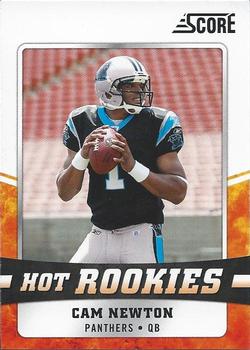 2011 Score - Hot Rookies #6 Cam Newton Front