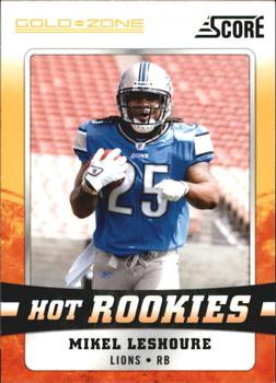 2011 Score - Hot Rookies Gold Zone #21 Mikel LeShoure Front