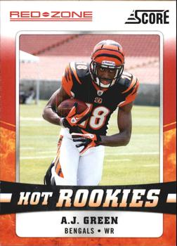 2011 Score - Hot Rookies Red Zone #1 A.J. Green Front