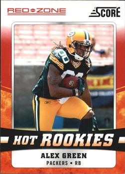 2011 Score - Hot Rookies Red Zone #2 Alex Green Front