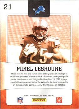 2011 Score - Hot Rookies Red Zone #21 Mikel LeShoure Back