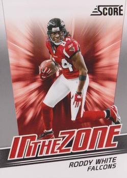 2011 Score - In the Zone #26 Roddy White Front