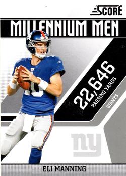2011 Score - Millennium Men #9 Eli Manning Front