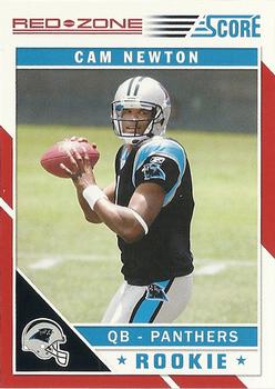 2011 Score - Red Zone #315 Cam Newton Front