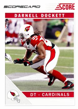 2011 Score - Scorecard #3 Darnell Dockett Front