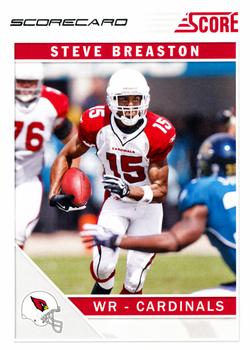 2011 Score - Scorecard #8 Steve Breaston Front