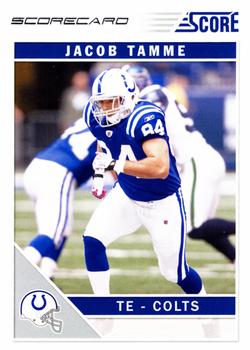 2011 Score - Scorecard #126 Jacob Tamme Front