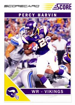 2011 Score - Scorecard #163 Percy Harvin Front