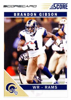 2011 Score - Scorecard #264 Brandon Gibson Front