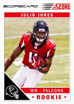 2011 Score - Scorecard #351 Julio Jones Front
