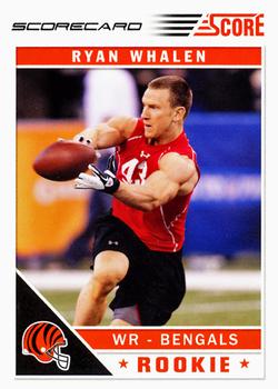 2011 Score - Scorecard #386 Ryan Whalen Front