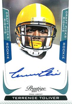 2011 Panini Prestige - Draft Picks Rights Autographs #295 Terrence Toliver Front