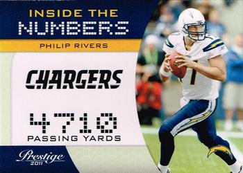 2011 Panini Prestige - Inside The Numbers #8 Philip Rivers Front