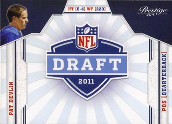 2011 Panini Prestige - NFL Draft #28 Pat Devlin Front
