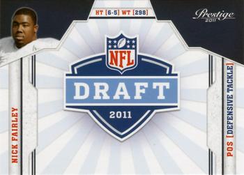 2011 Panini Prestige - NFL Draft #26 Nick Fairley Front