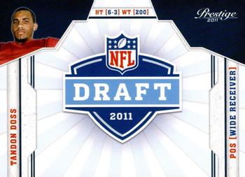 2011 Panini Prestige - NFL Draft #37 Tandon Doss Front