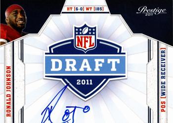 2011 Panini Prestige - NFL Draft Autographs #33 Ronald Johnson Front