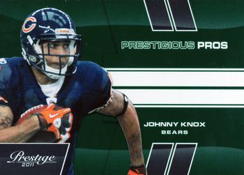 2011 Panini Prestige - Prestigious Pros Green #31 Johnny Knox Front