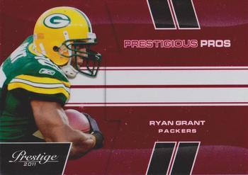2011 Panini Prestige - Prestigious Pros Red #43 Ryan Grant Front