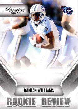 2011 Panini Prestige - Rookie Review #8 Damian Williams Front