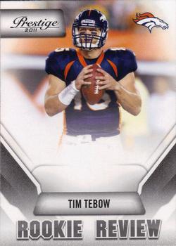 2011 Panini Prestige - Rookie Review #38 Tim Tebow Front