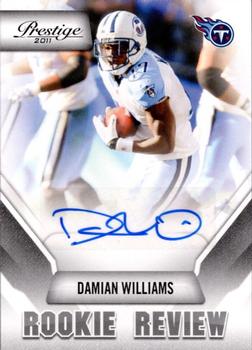 2011 Panini Prestige - Rookie Review Autographs #8 Damian Williams Front