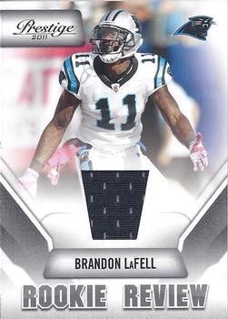 2011 Panini Prestige - Rookie Review Materials #4 Brandon LaFell Front