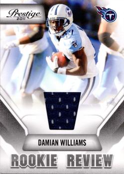 2011 Panini Prestige - Rookie Review Materials #8 Damian Williams Front
