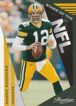 2011 Panini Prestige - Stars of the NFL #1 Aaron Rodgers  Front