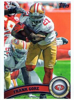 2011 Topps #120 Frank Gore Front