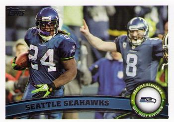 2011 Topps #137 Seattle Seahawks Front