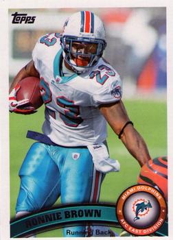 2011 Topps #161 Ronnie Brown Front