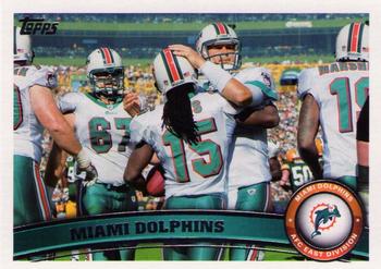 2011 Topps #226 Miami Dolphins Front