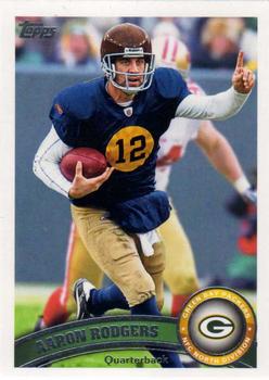 2011 Topps #1 Aaron Rodgers Front