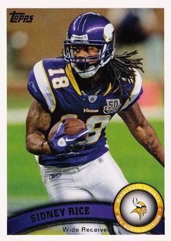 2011 Topps #315 Sidney Rice Front