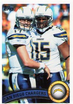 2011 Topps #232 San Diego Chargers Front
