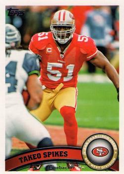 2011 Topps #252 Takeo Spikes Front