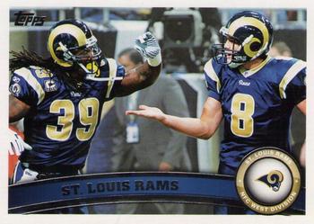 2011 Topps #2 St. Louis Rams Front