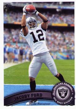 2011 Topps #312 Jacoby Ford Front