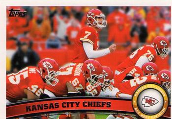 2011 Topps #317 Kansas City Chiefs Front